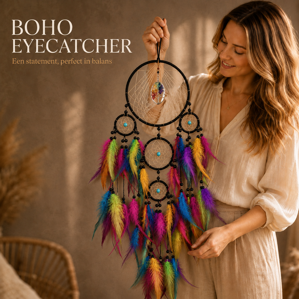 Bohemian Levensboom Wanddecoratie