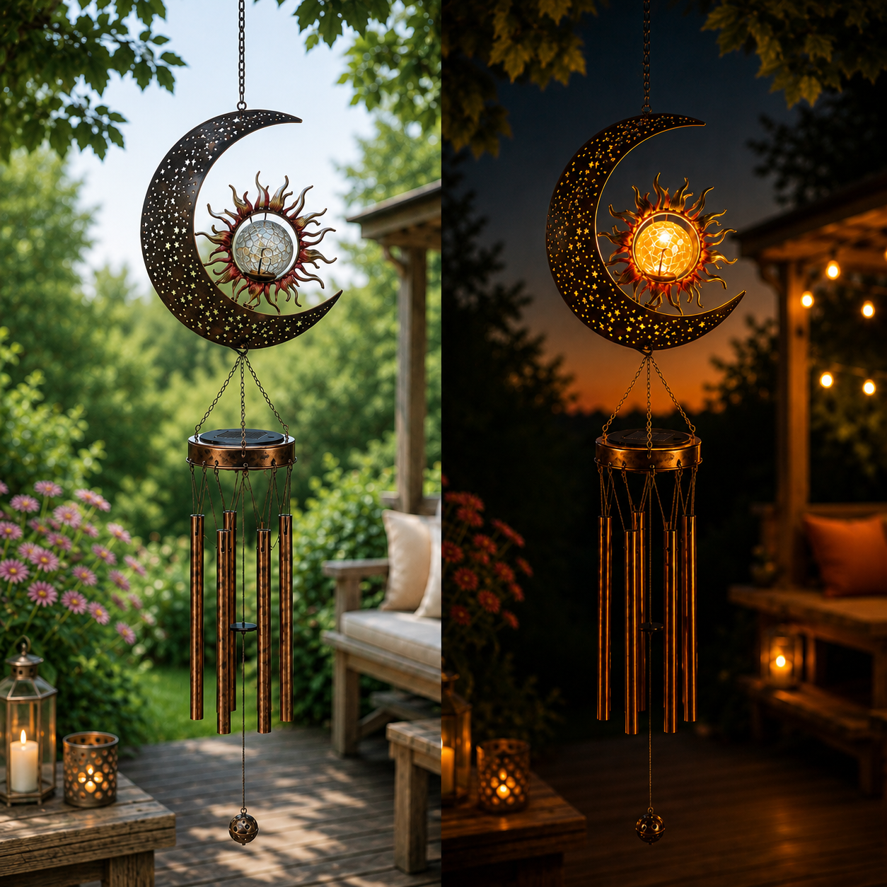 Solar Windgong Lamp