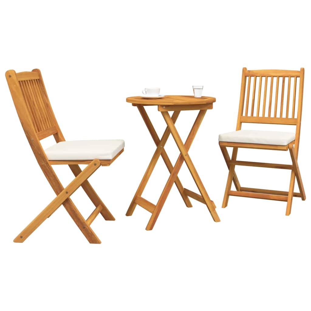 Bistro Tuinset Acaciahout 3-Delig met Tafel