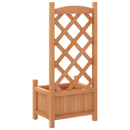 Houten Plantenbak met Klimrek – Tuin Plantenbak met Trellis