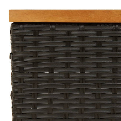 Tuintafel Rattan met Acaciahout