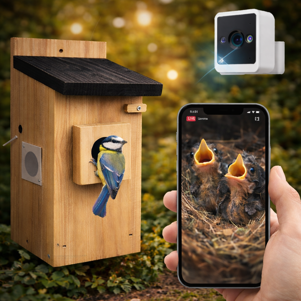 Slim Vogelhuisje met Camera