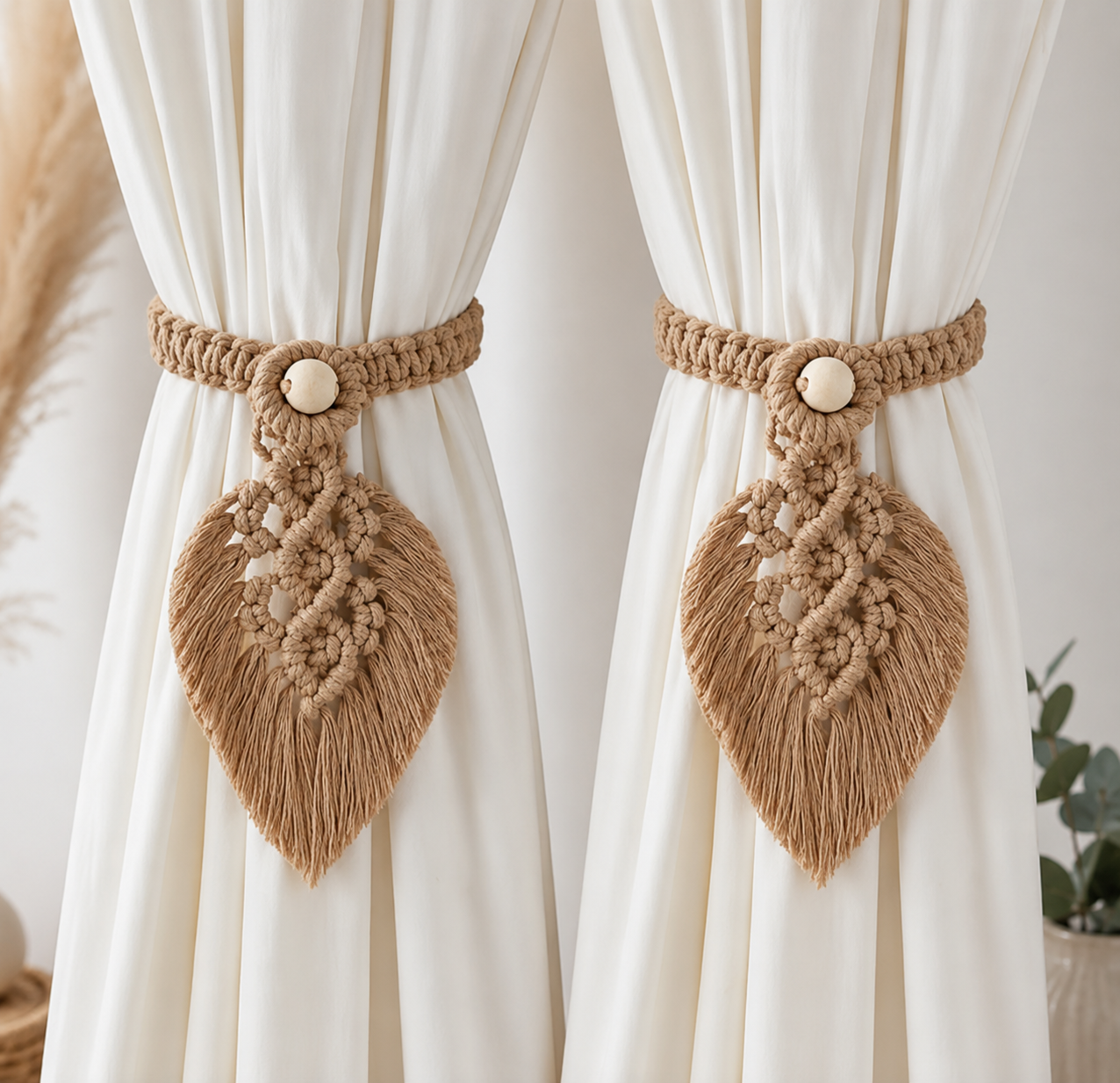 Boho Macramé Gordijnhouders