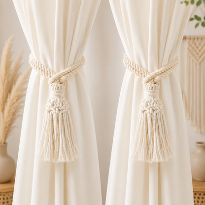 Boho Macramé Gordijnhouders