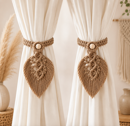 Boho Macramé Gordijnhouders