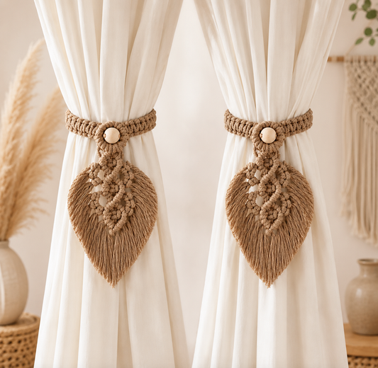 Boho Macramé Gordijnhouders