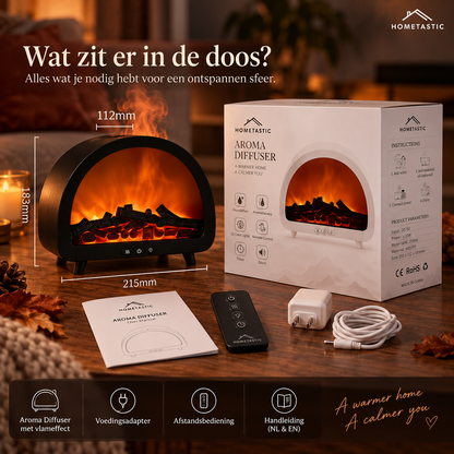 Aroma Diffuser met Haardvuur Effect