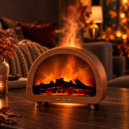 Aroma Diffuser met Haardvuur Effect