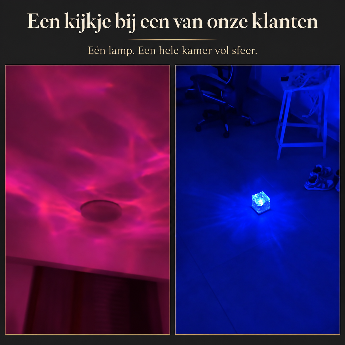 Waterrimpel Sfeerlamp