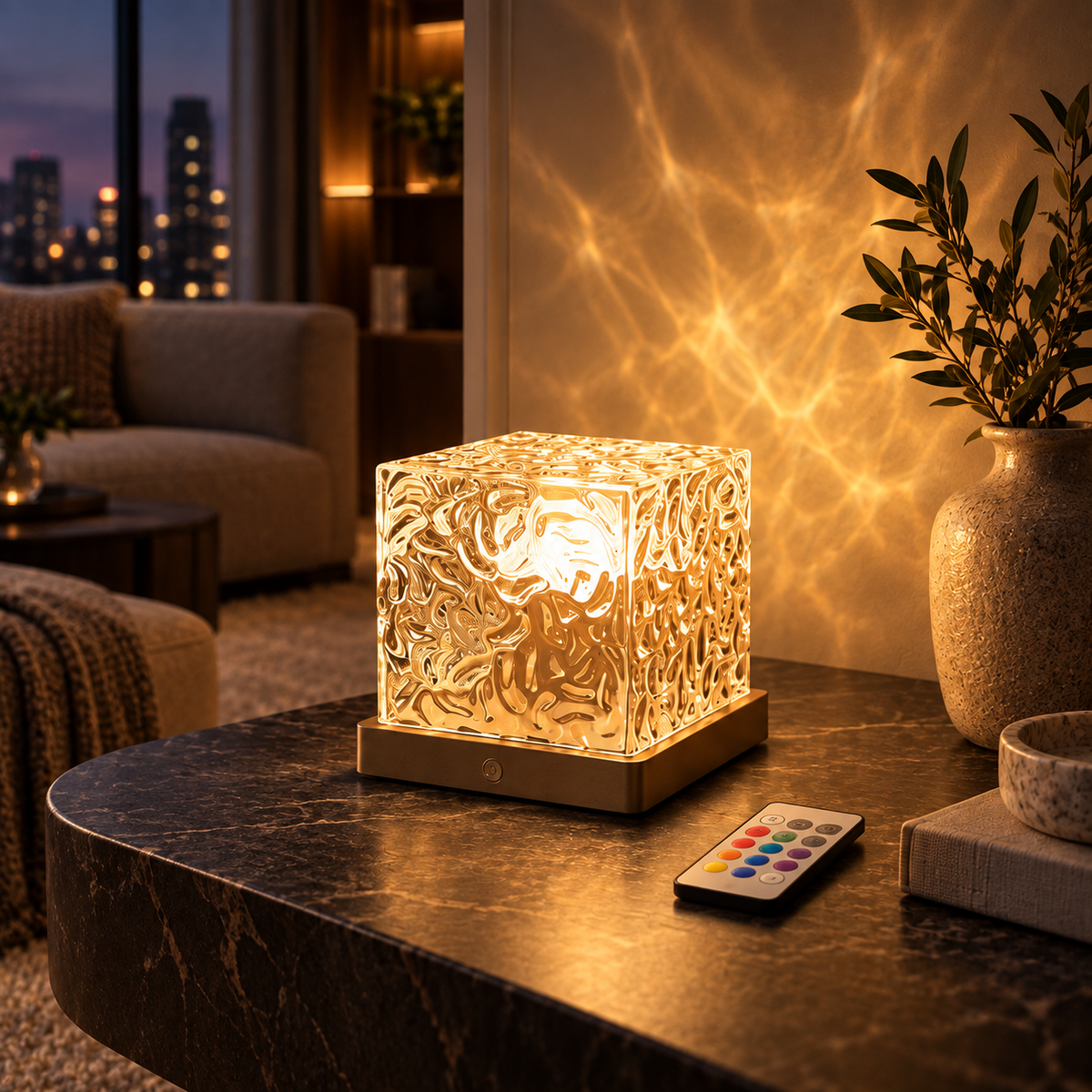 Waterrimpel Sfeerlamp