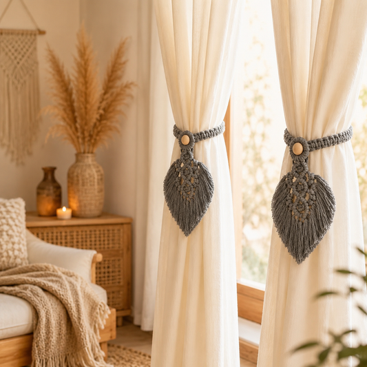 Boho Macramé Gordijnhouders