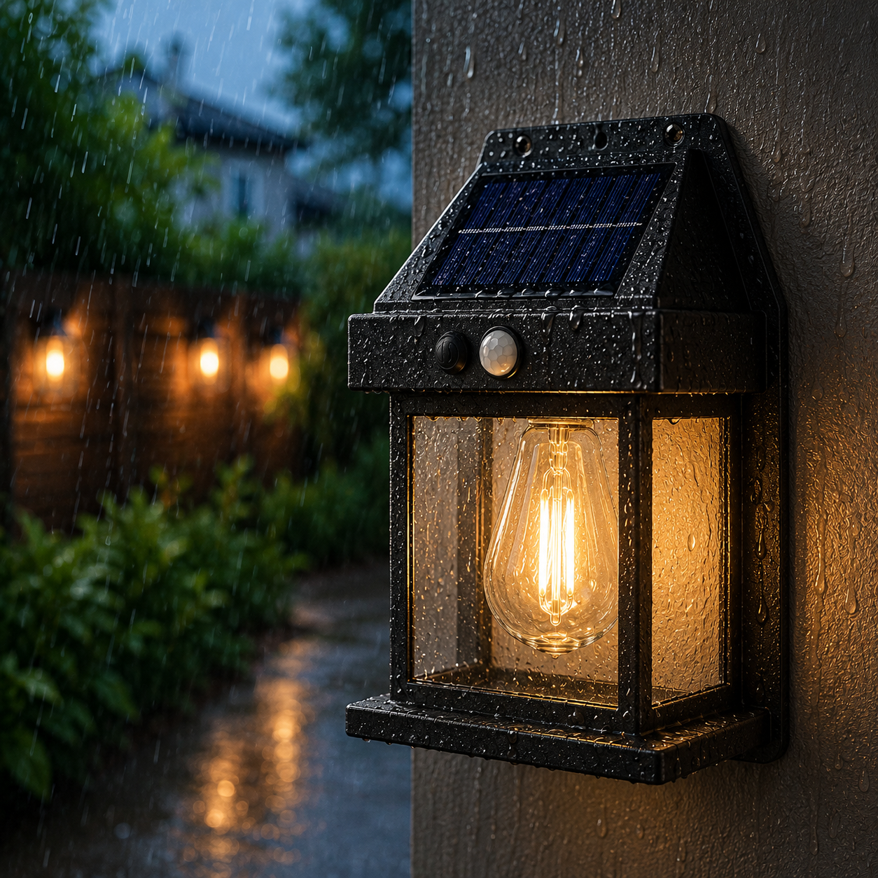 Solar Wandlamp met Sensor