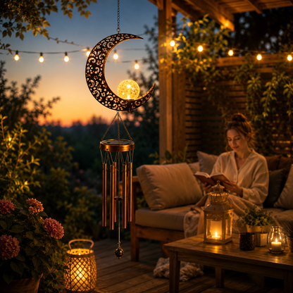 Solar Windgong Lamp