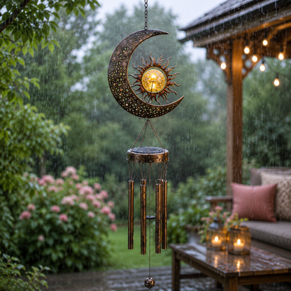 Solar Windgong Lamp