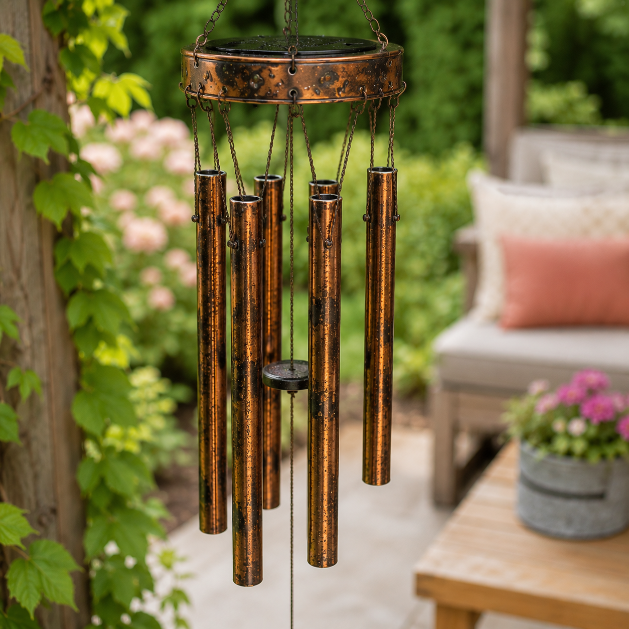 Solar Windgong Lamp
