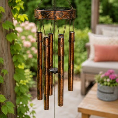 Solar Windgong Lamp