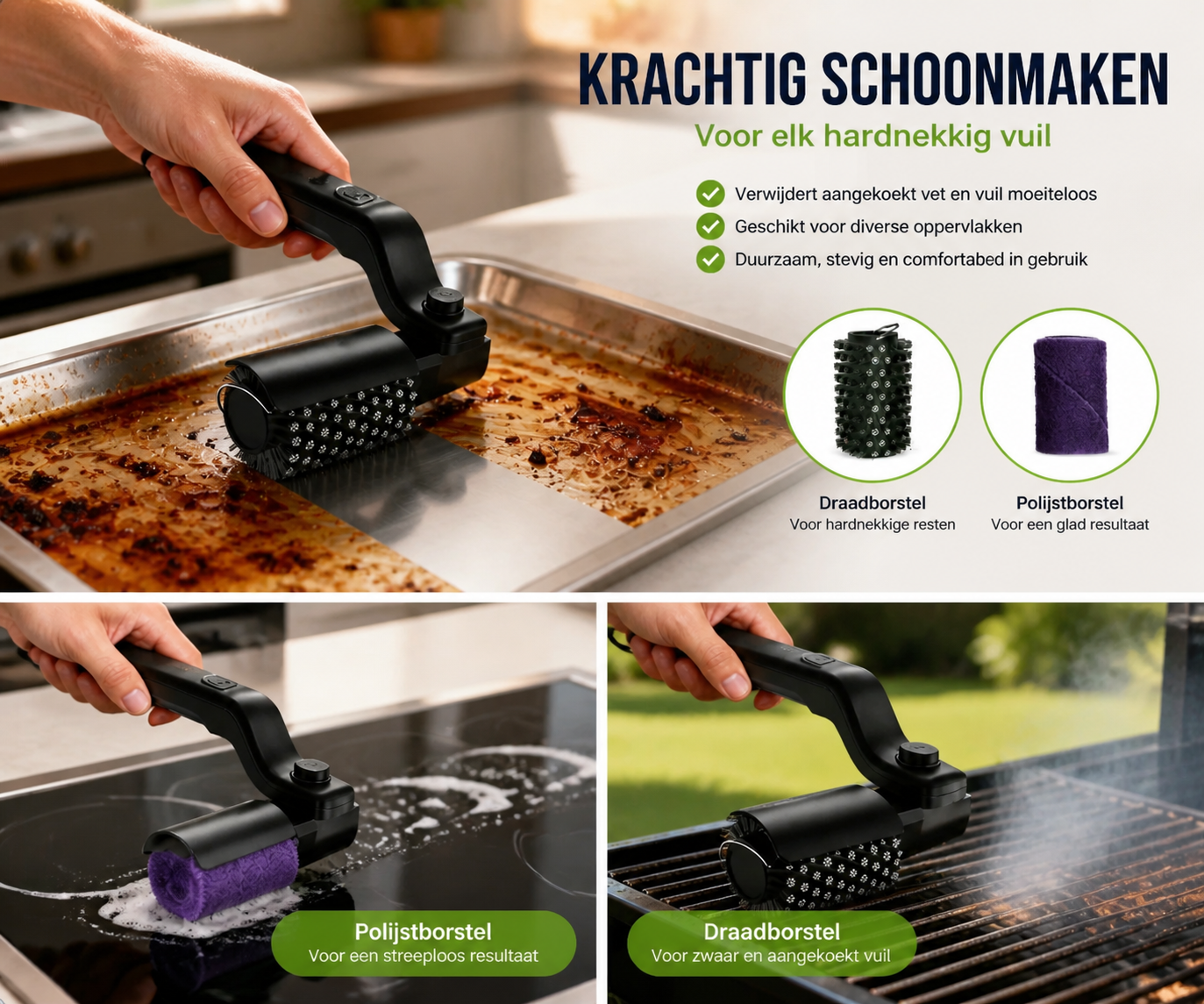 Elektrische Grillborstel