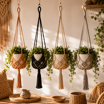 Boho Macramé Plantenhanger