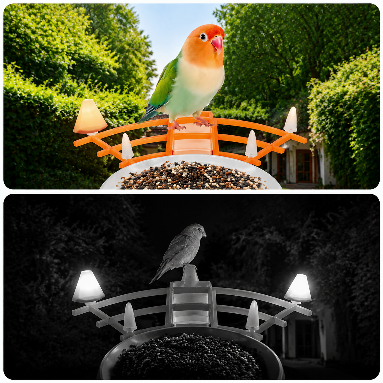 Slim vogelhuisje met LIVE camera