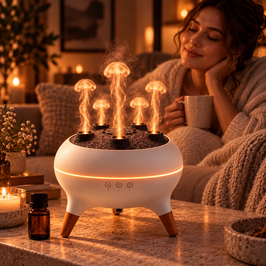 Aroma Diffuser met Kwallen Effect
