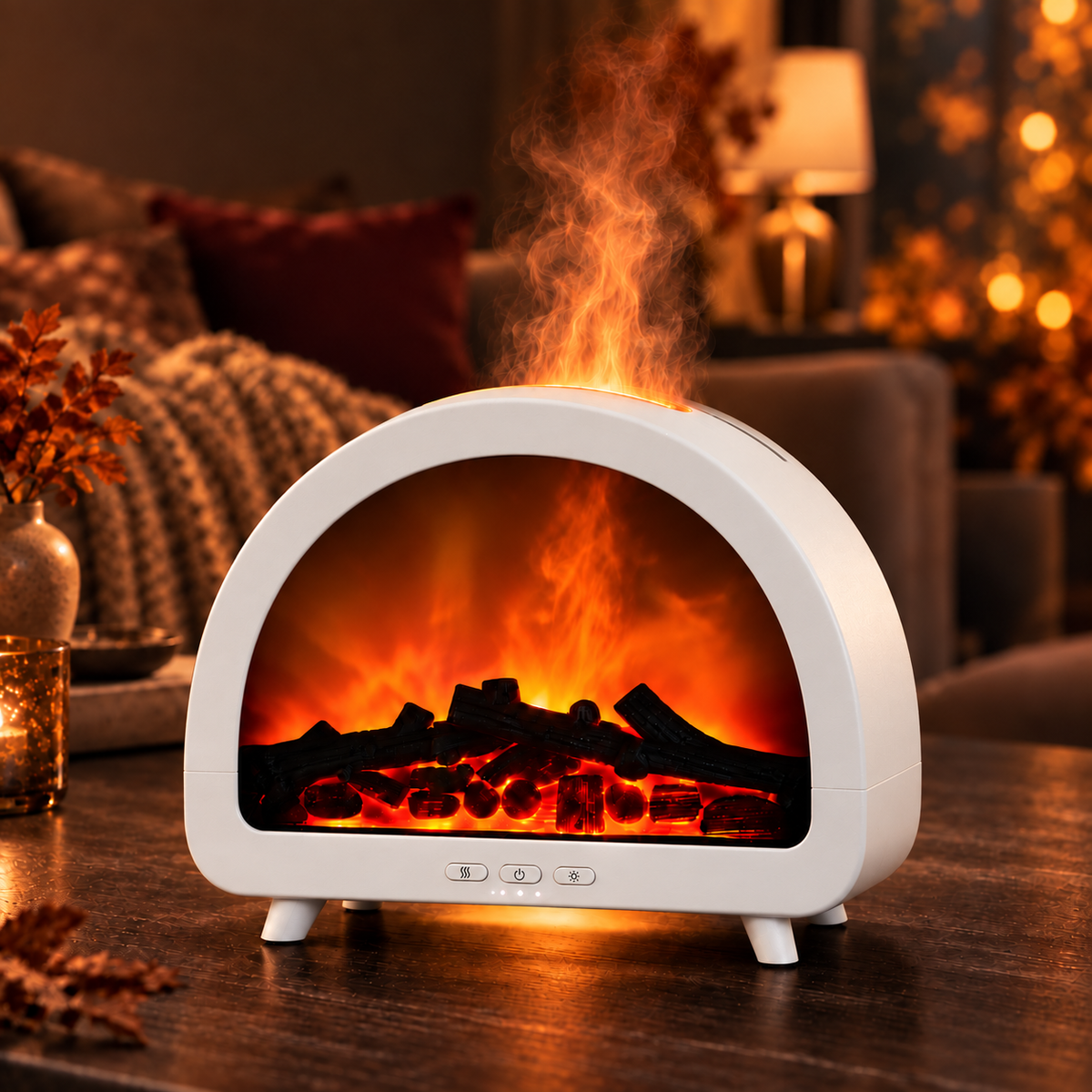 Aroma Diffuser met Haardvuur Effect