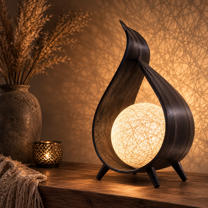 Handgemaakte Kokoslamp