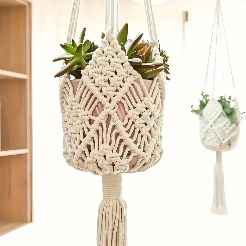 Boho Macramé Plantenhanger
