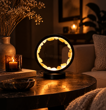 Rozenkwarts Lamp