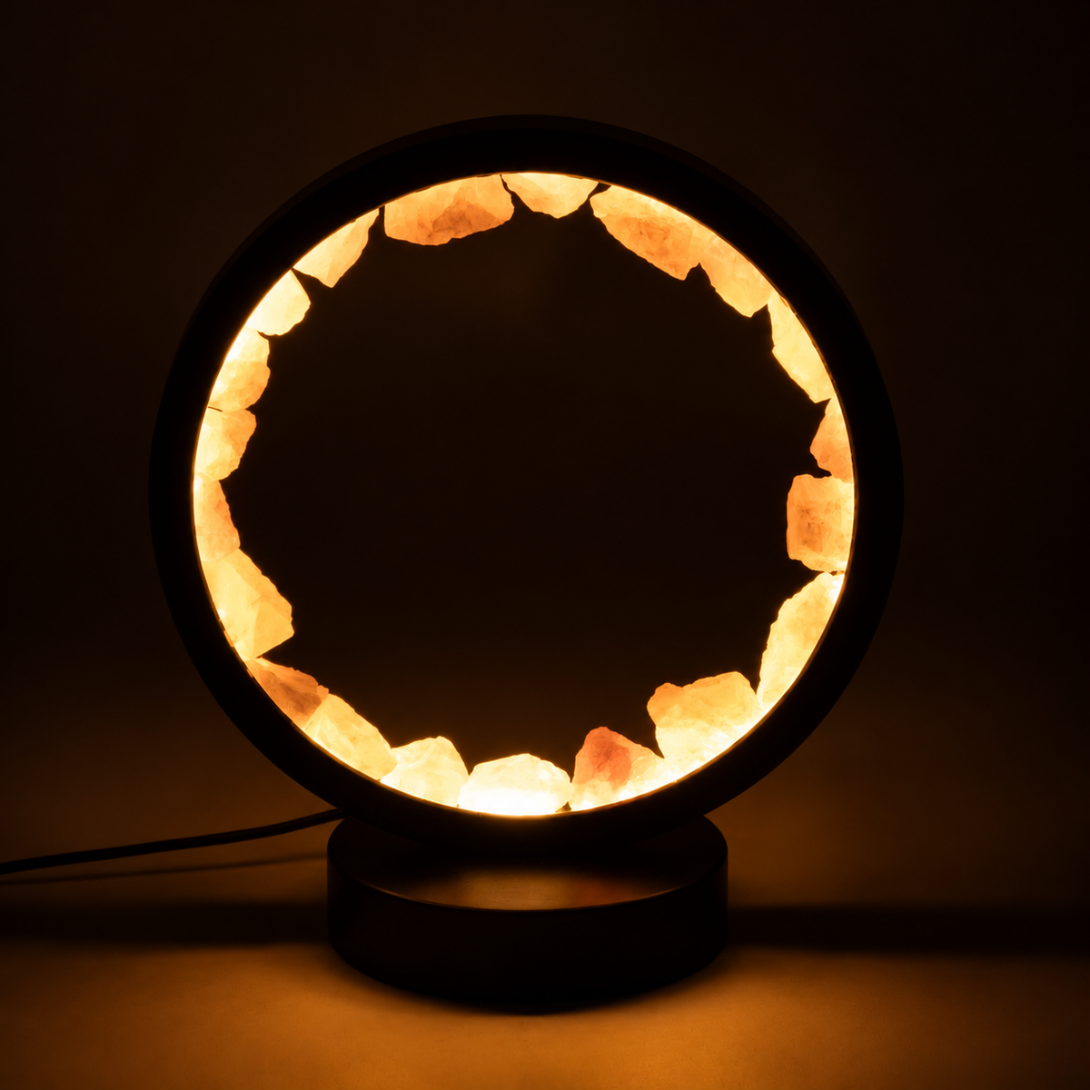 Rozenkwarts Lamp