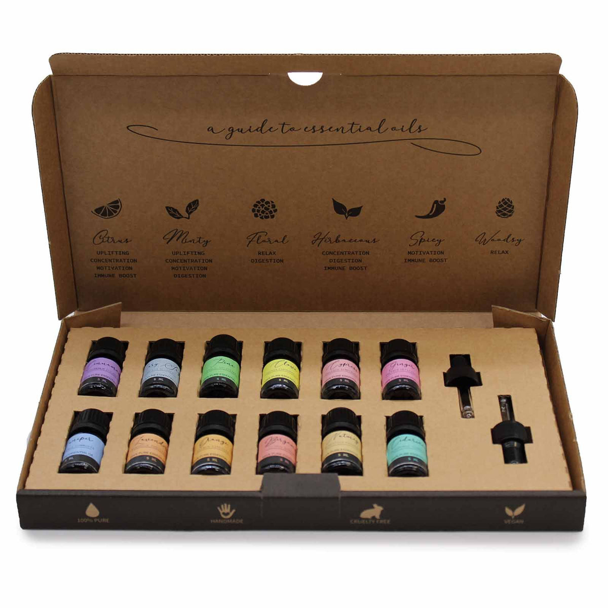 Set Etherische Oliën – 12 Geuren