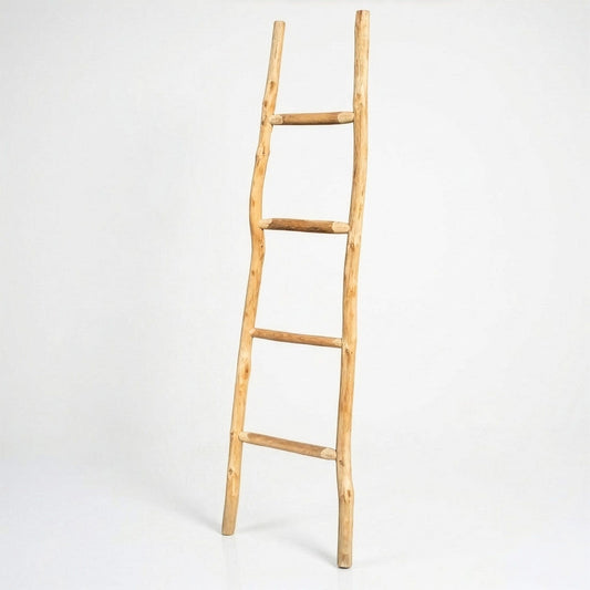 Large Kemu Wood Ladder - 1.5m - Natural - Japan Style
