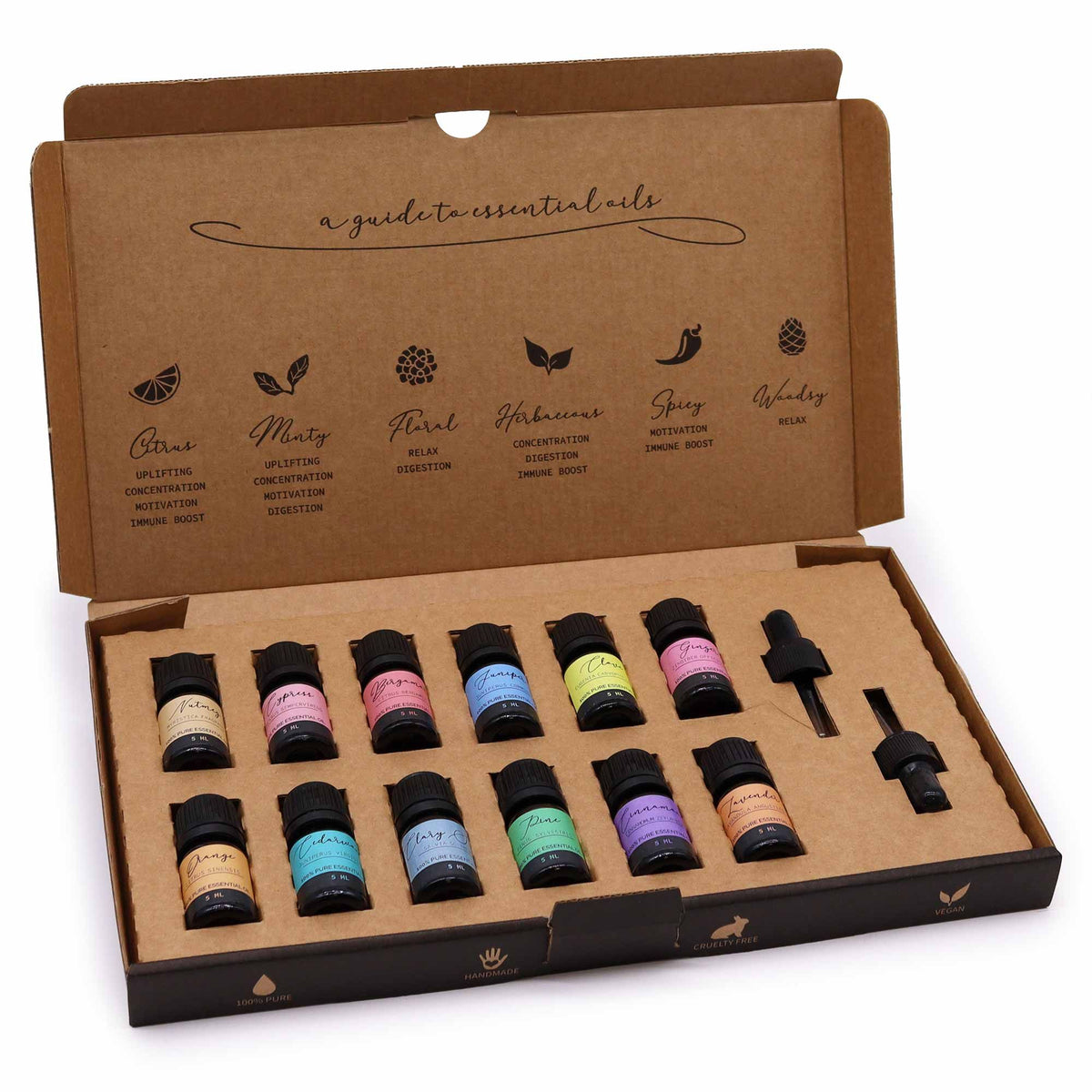 Set Etherische Oliën – 12 Geuren