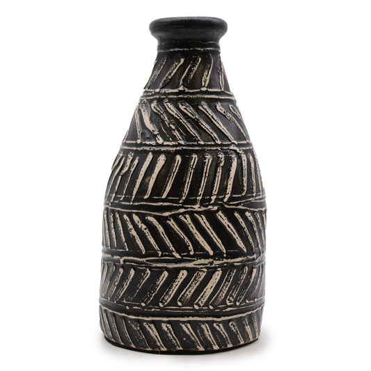 Taps toelopende vaas – chocolade