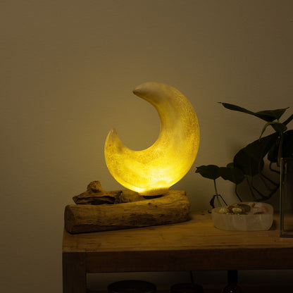 Halve Maan Sfeerlamp | Drijfhout