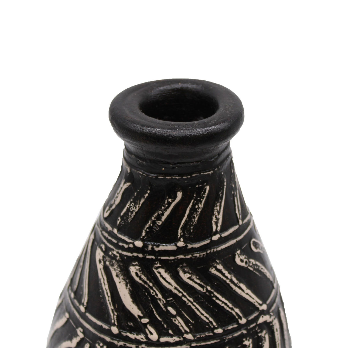Taps toelopende vaas – chocolade