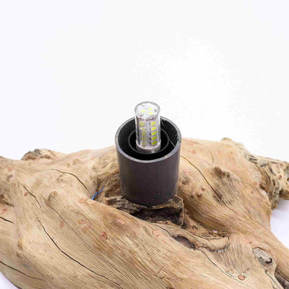 Esmeralda – Lámpara ambiental de madera flotante